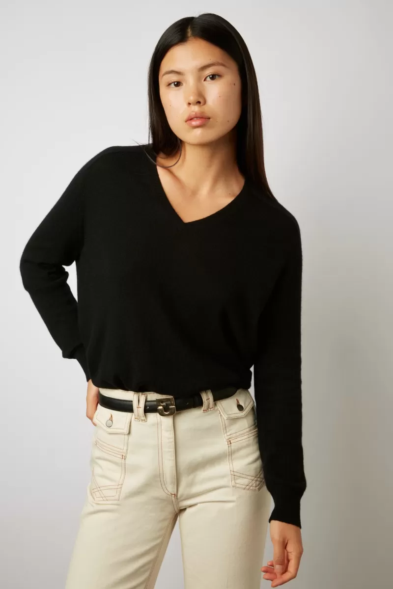 V-neck cashmere sweater - LILIROSE | Gerard Darel Best