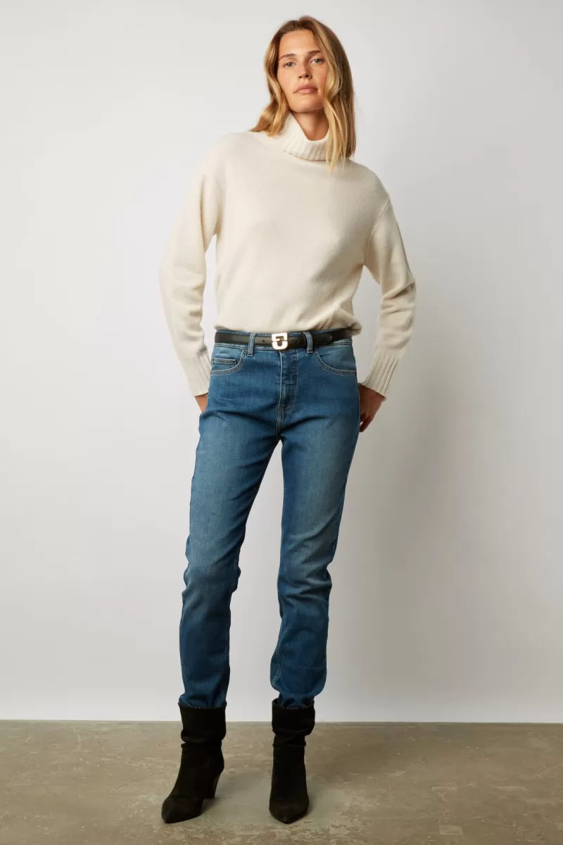 Washed raw denim jeans - ELEVEN | Gerard Darel Hot