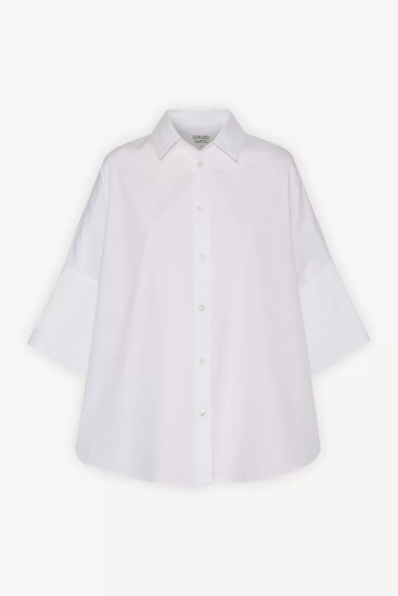 White oversized short-sleeved shirt - NARA | | Gerard Darel Cheap