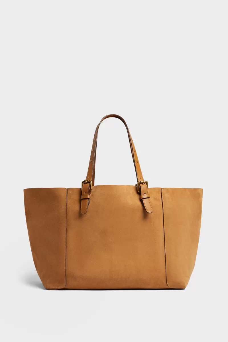 Women's suede leather tote SIMPLE BAG | | Gerard Darel Discount