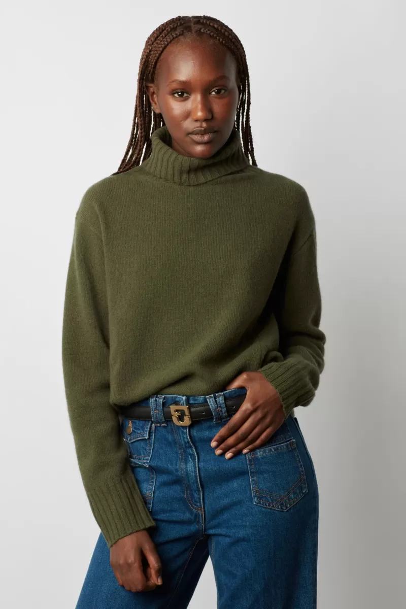 Wool and cashmere turtleneck sweater - LEANA | Gerard Darel Cheap