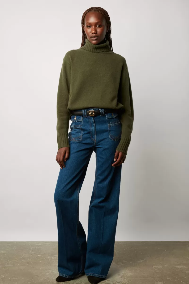 Wool and cashmere turtleneck sweater - LEANA | Gerard Darel Cheap