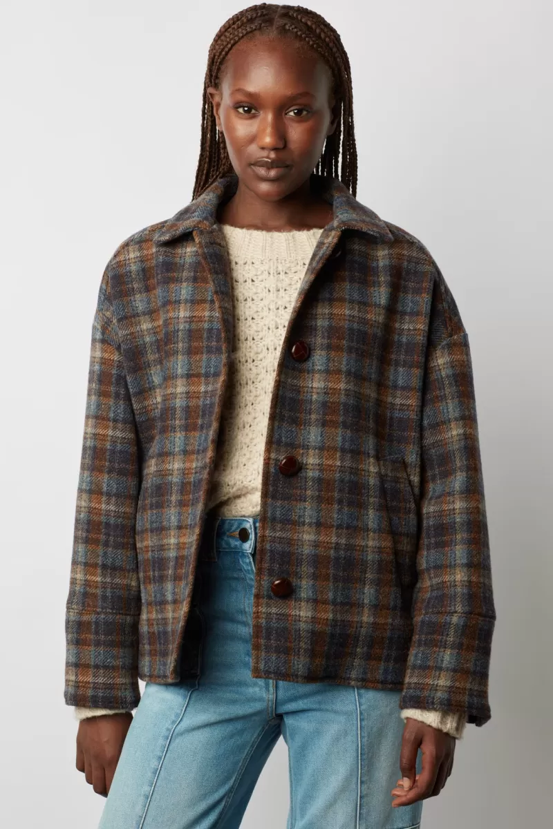 Wool check jacket - NAWELLE | Gerard Darel New