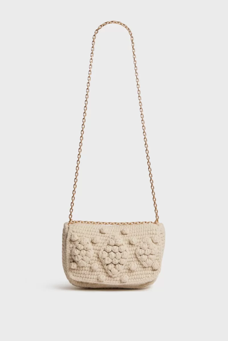 Wool crochet crossbody bag - ARCHIE | Gerard Darel Outlet