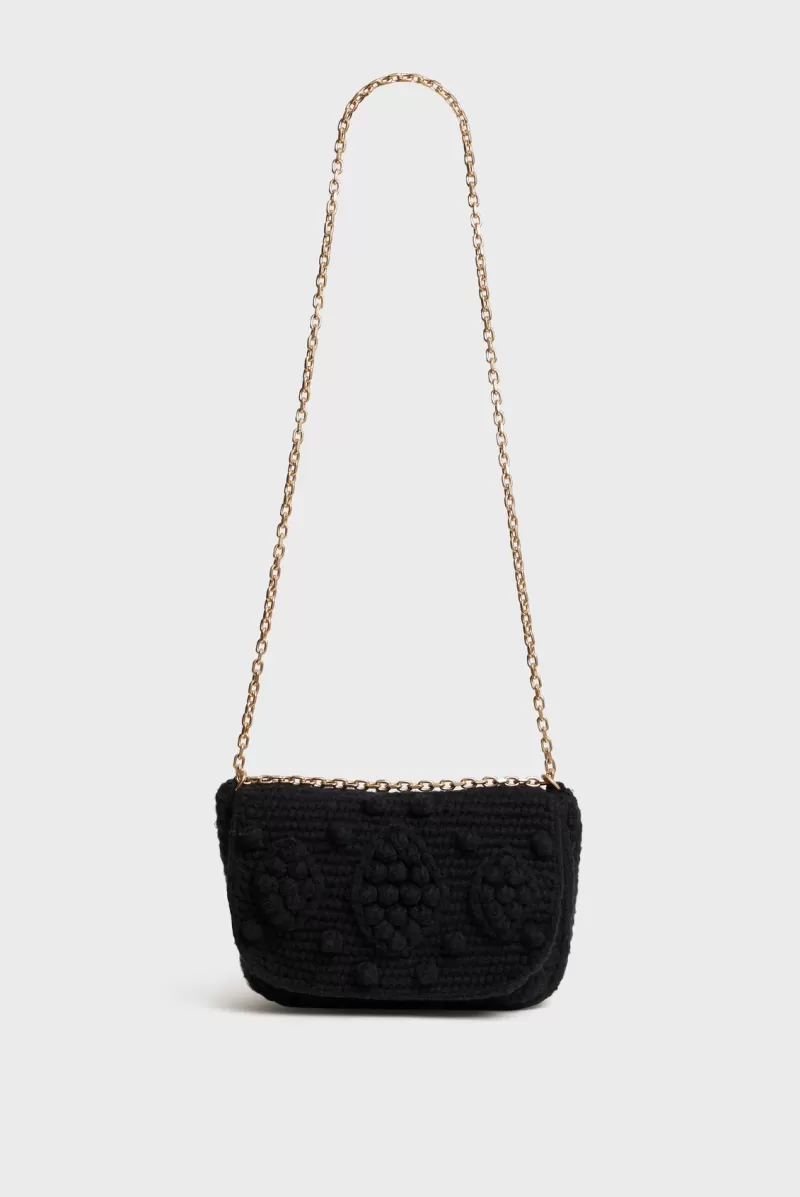 Wool crochet crossbody bag - ARCHIE | Gerard Darel Flash Sale