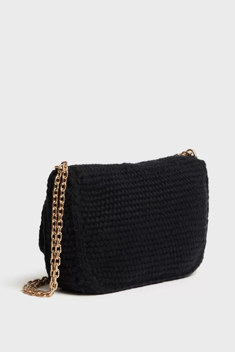 Wool crochet crossbody bag - ARCHIE | Gerard Darel Flash Sale